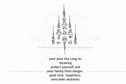 Yant na phut ta sang mi